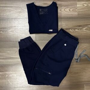 Figs Navy XS Petite Scrub